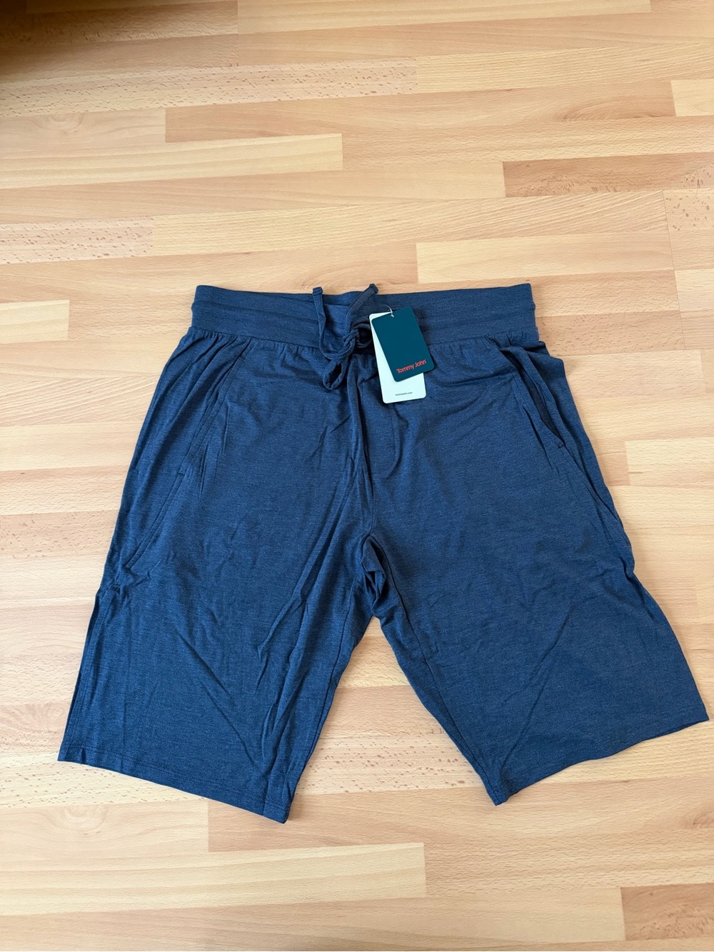 Tommy John Men's Navy Athletic Drawstring Shorts